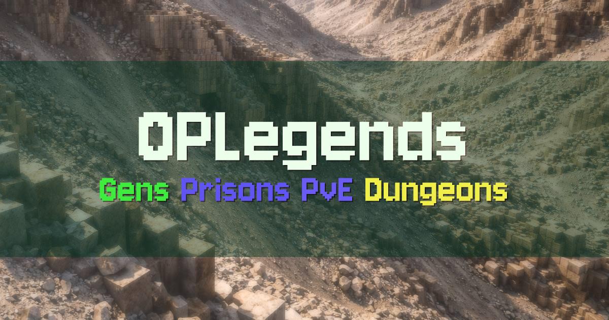 Banner for OPLegends Custom Gens Prisons and Dungeons (ms.oplegends.com)