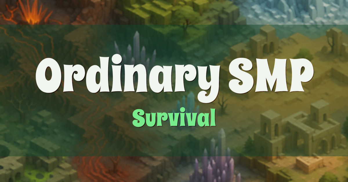 Banner for Ordinary SMP Survival (map.ordinary-smp.com)