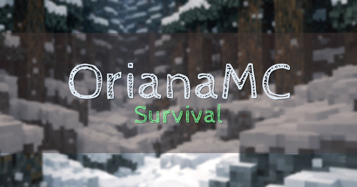 Banner for OrianaMC Survival (orianamc.fun)