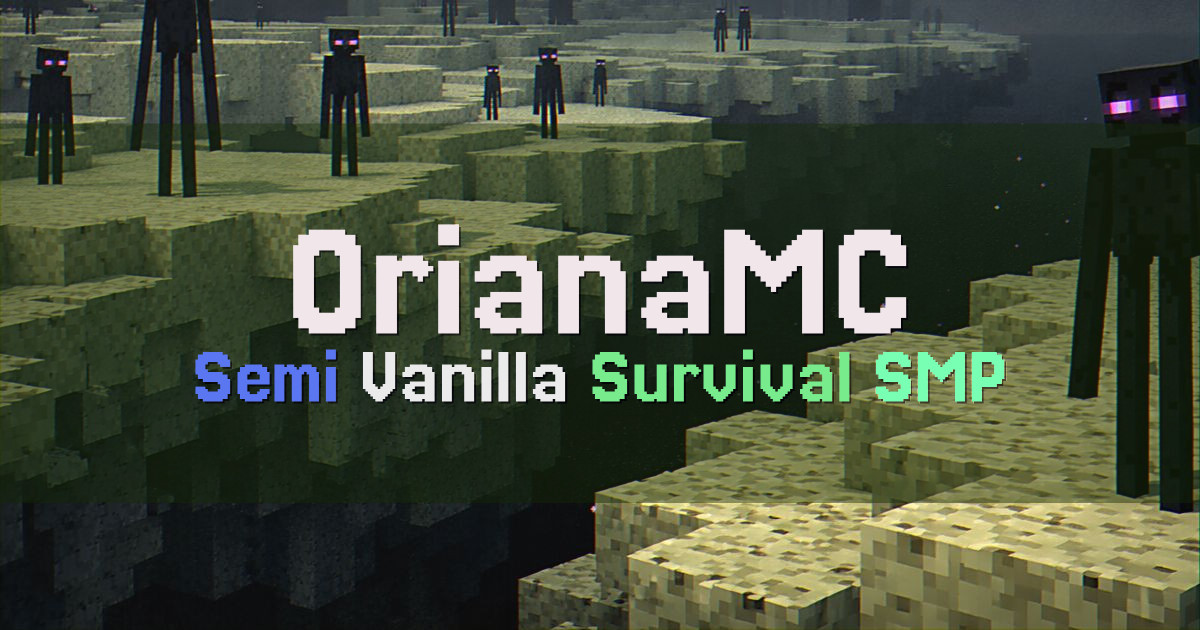 Banner for OrianaMC Semi Vanilla Survival SMP (orianamc.fun)