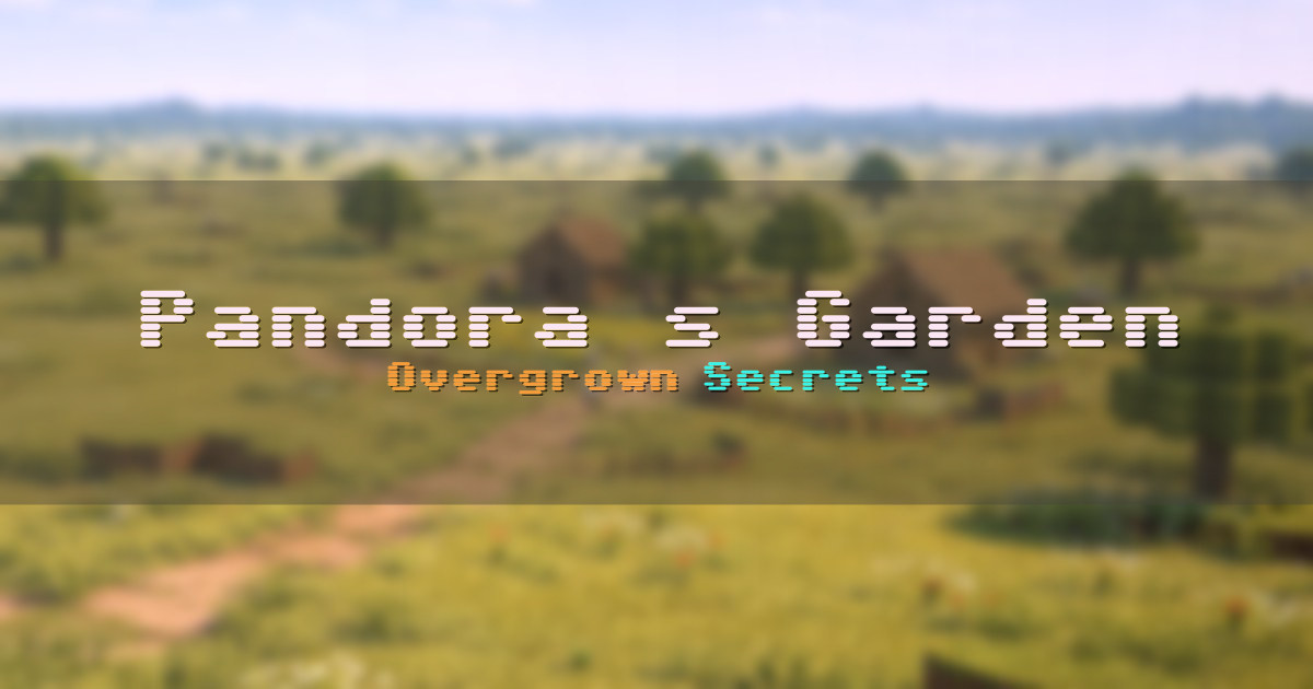 Pandora’s Garden Survival Minecraft server