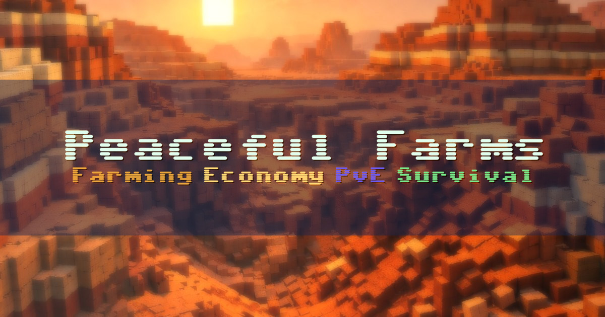 Banner for Peaceful Farms Farming Economy Survival (play.peacefulfarms.net)