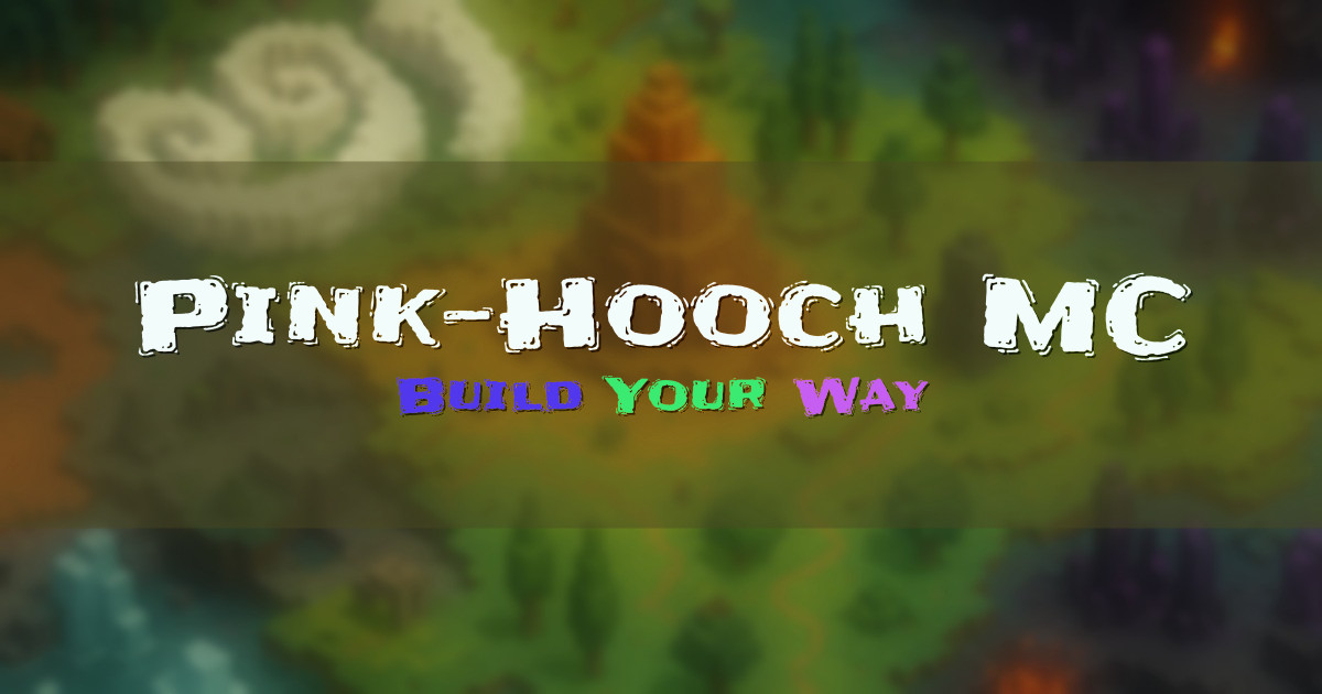 Pink-Hooch MC Survival Minecraft server