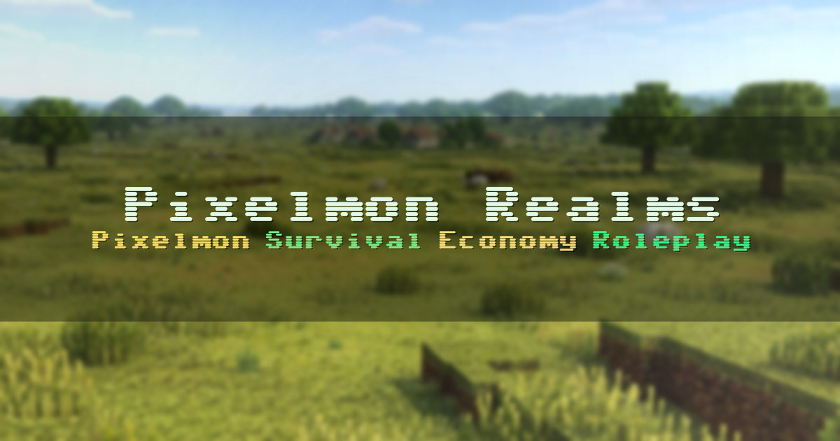 Banner for Pixelmon Realms Pixelmon Reforged Survival (ms.pixelmonrealms.com)