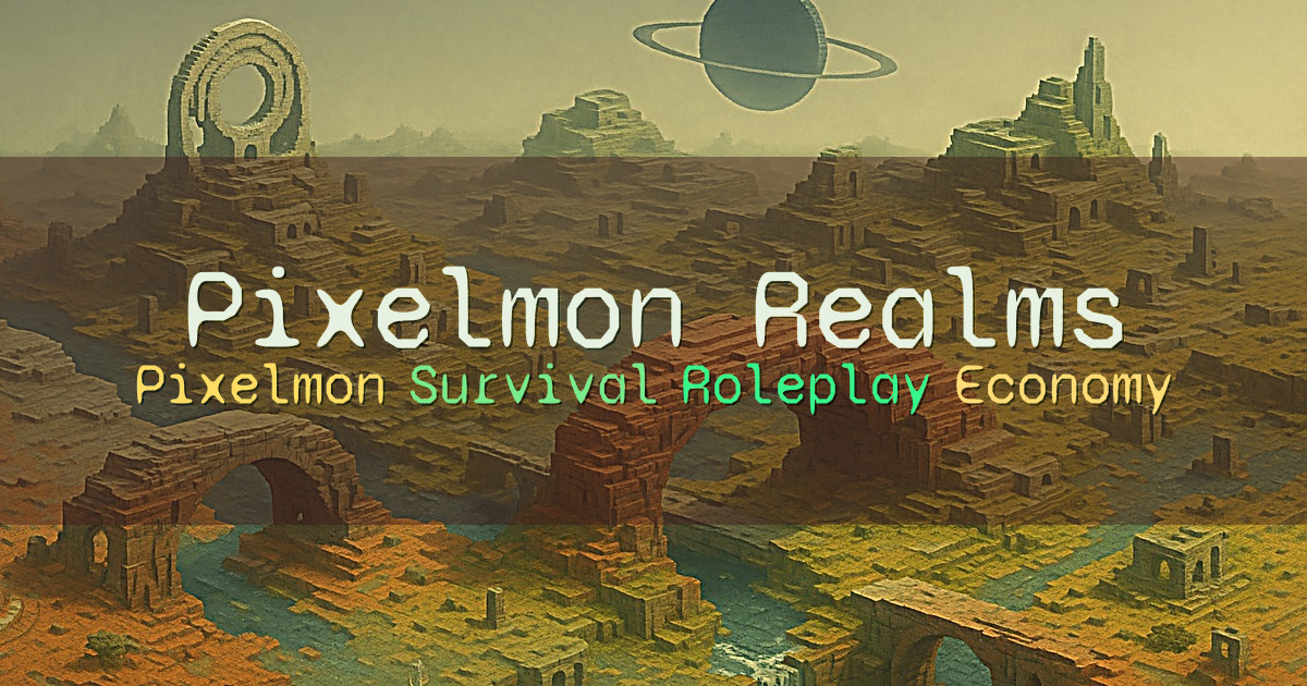 Banner for Pixelmon Realms Pixelmon Reforged Survival Roleplay (ms.pixelmonrealms.com)