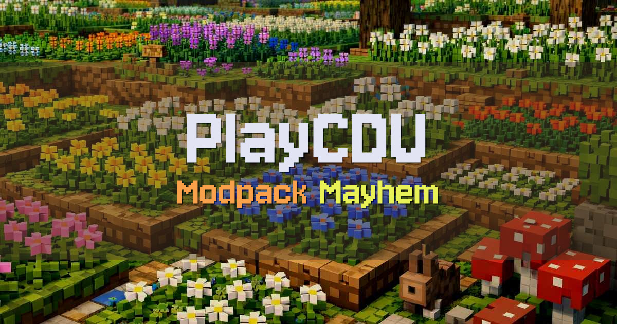 PlayCDU Modded Minecraft server