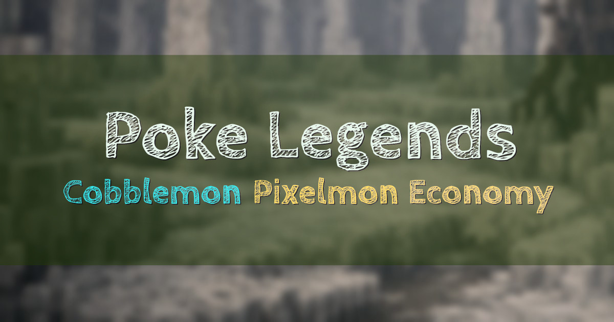 Banner for Poke Legends Cobblemon and Pixelmon Community