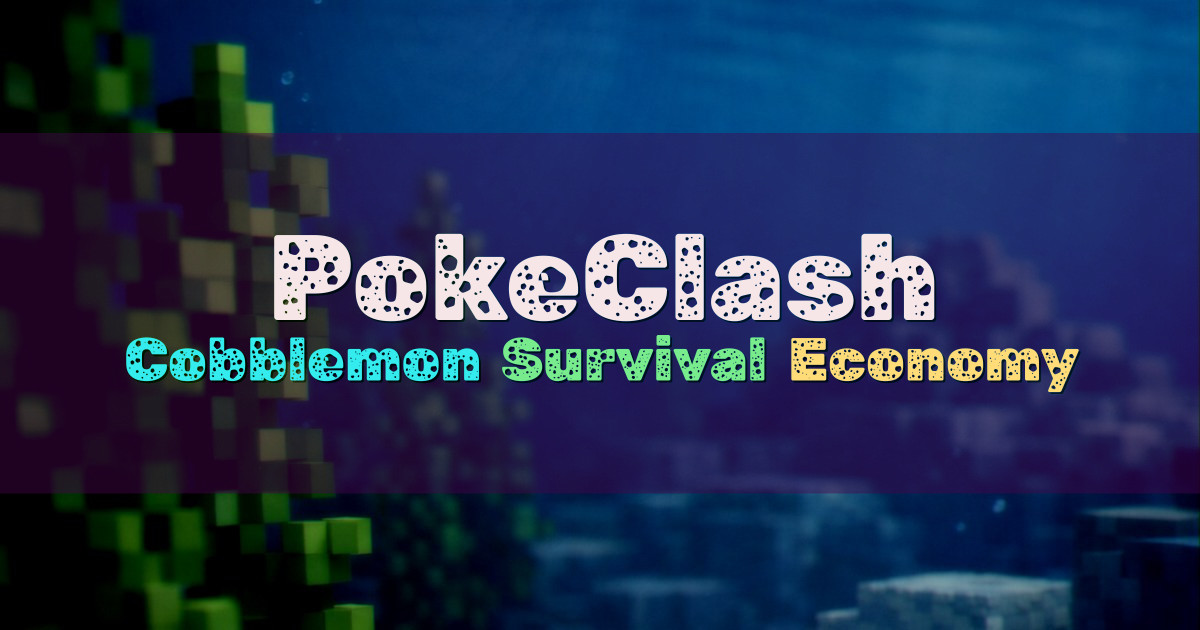 Banner for PokeClash Cobblemon Survival (cobble.pokeclash.com)