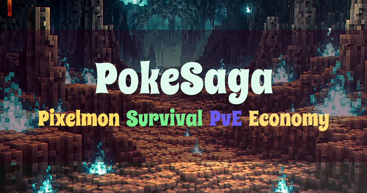Banner for PokeSaga Pixelmon Reforged Survival PvE (play.pokesaga.org)
