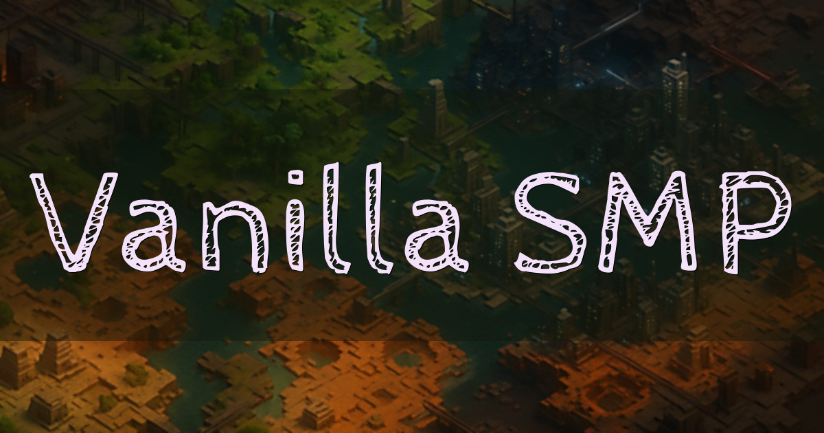 Banner for PureMC Vanilla SMP No Resets (play.puremc.xyz)