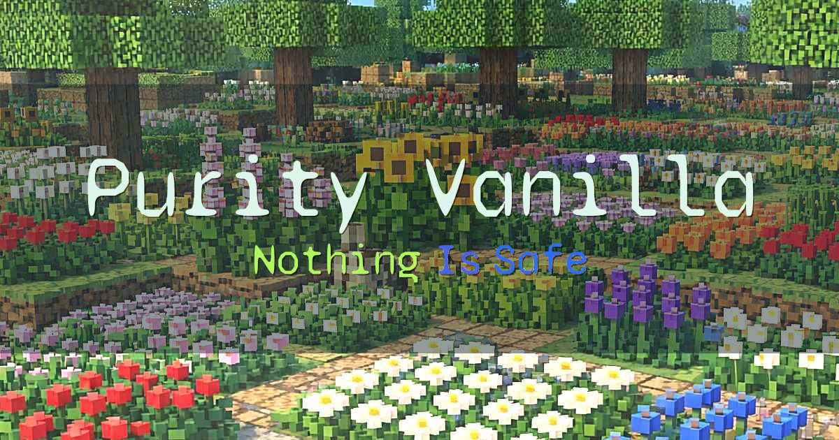 Purity Vanilla Anarchy Minecraft server