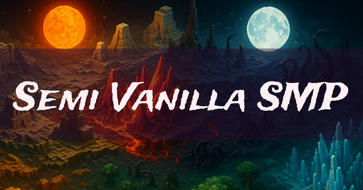 Banner for QuackCraft Semi Vanilla SMP Java Bedrock (play.quackcraft.org)