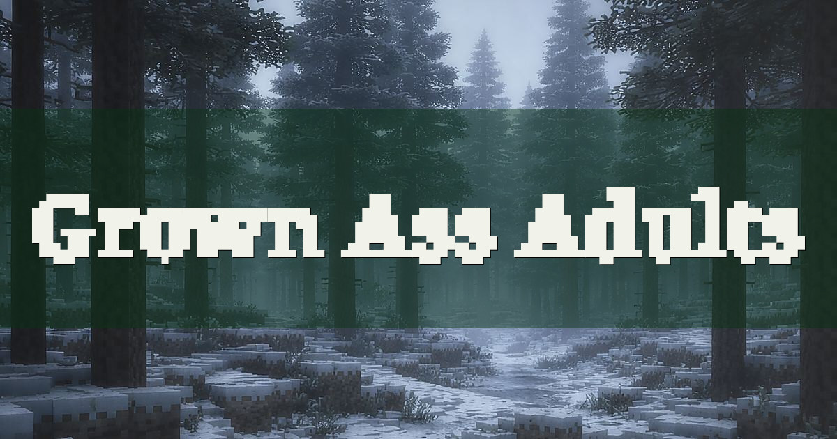 Banner for Ravencraft Semi Vanilla Hard SMP for Adults (mc.ravensburg.org)