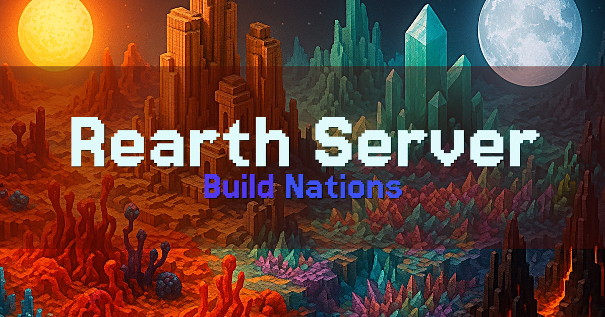Rearth Server Earth Minecraft server