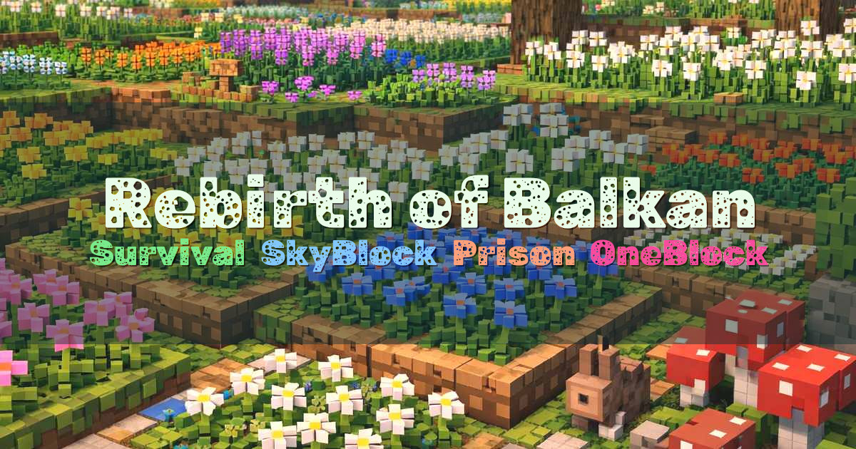 Banner for Rebirth of Balkan Minecraft Network (178.33.34.224)