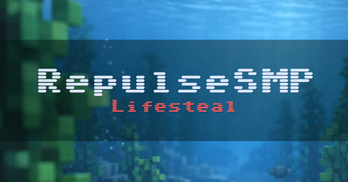 RepulseSMP Lifesteal Minecraft server