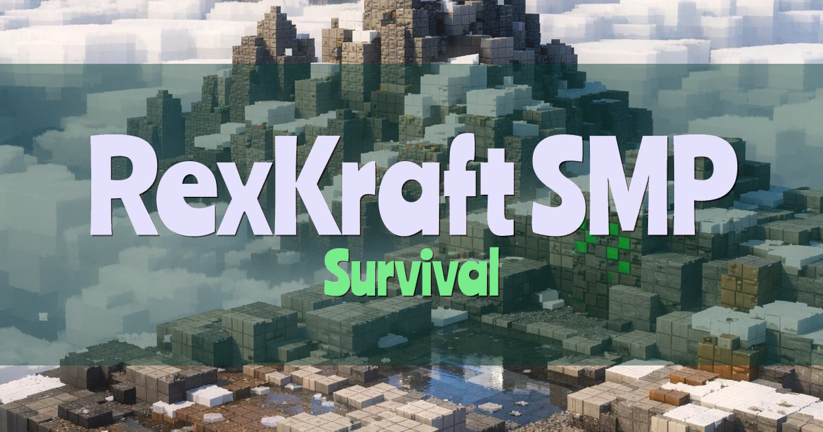 Banner for RexKraft SMP Survival (mso.rexkraft.com)
