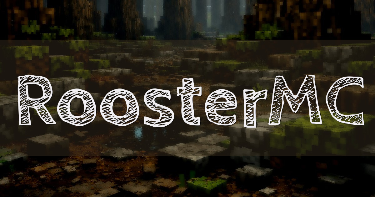 Banner for RoosterMC Custom Modded Crossplay Survival (roostermc.com)
