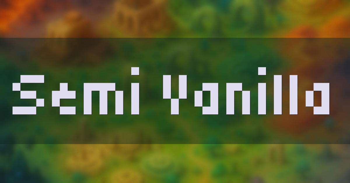 Banner for Semi Vanilla Survival with Jobs and Shops (104.128.55.22)