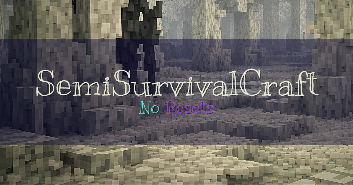 SemiSurvivalCraft Survival Minecraft server