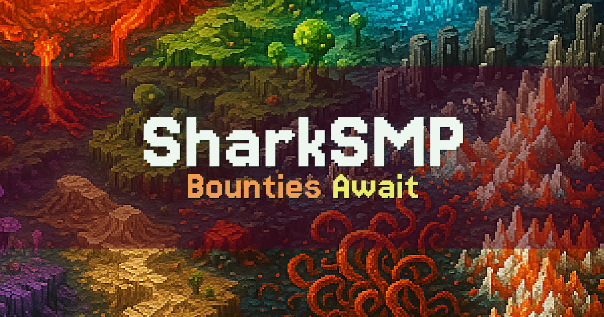 SharkSMP Survival Minecraft server