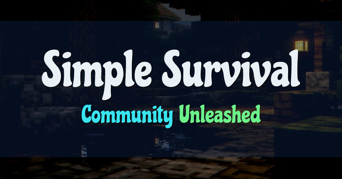 Simple Survival Skyblock Minecraft server