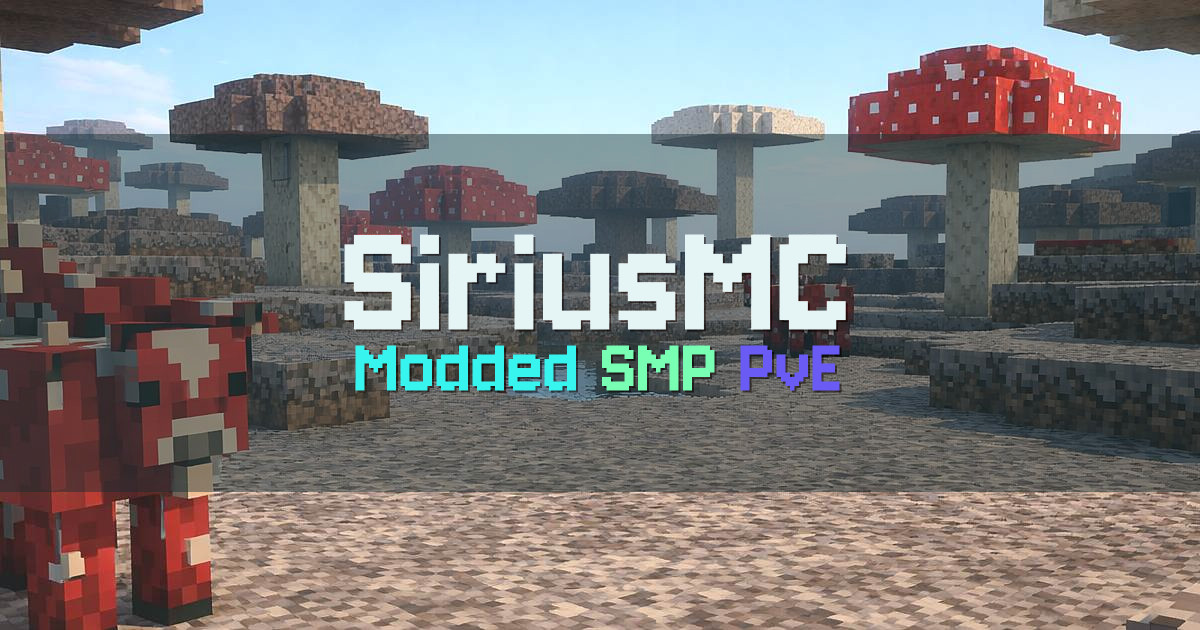 Banner for SiriusMC Modded Network Tekkit to ATM10 (play.siriusmc.net)