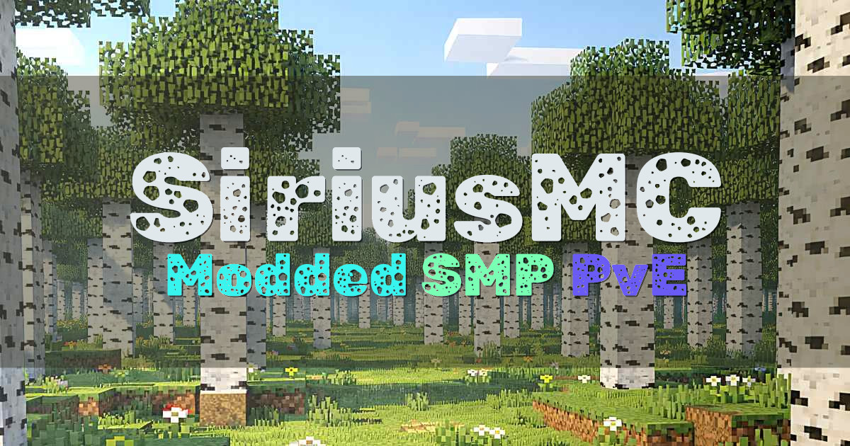 Banner for SiriusMC Modded Network Tekkit to ATM10 (play.siriusmc.net)