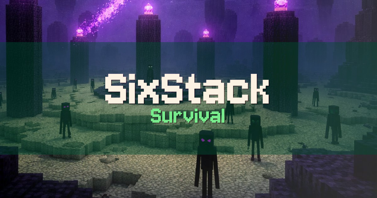 SixStack Survival Minecraft server