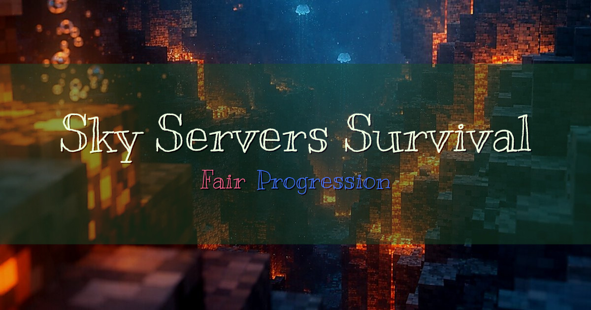Sky Servers Survival Survival Minecraft server