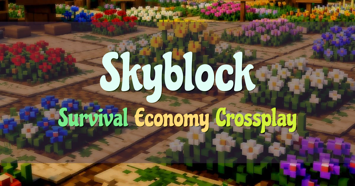 Banner for Skyblock Original Survival Skyblock by Noobcrew (skyblock.net)