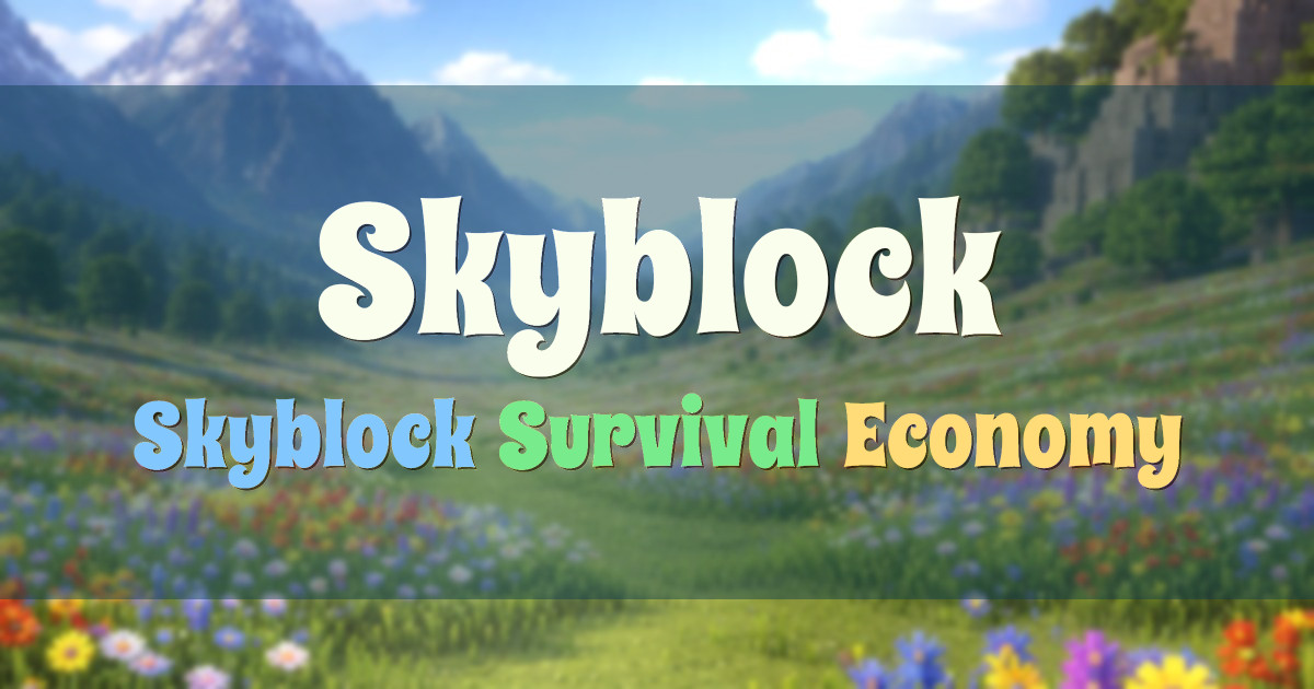 Banner for Skyblock The Original Skyblock Experience