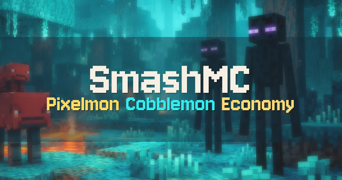 Banner for SmashMC Pixelmon and Cobblemon Survival (ms.smashmc.co)
