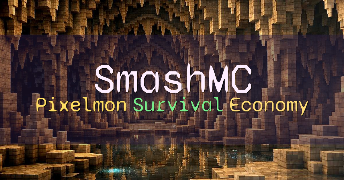 Banner for SmashMC Pixelmon Survival Economy Server (ms.smashmc.co)