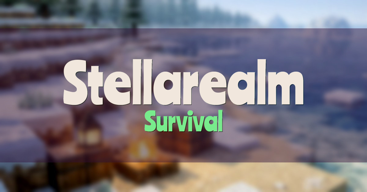 Banner for Stellarealm Survival (play.stellarealm.net)