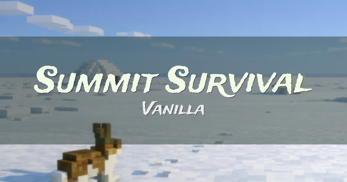Banner for Summit Survival Vanilla (summitsurvival.org)