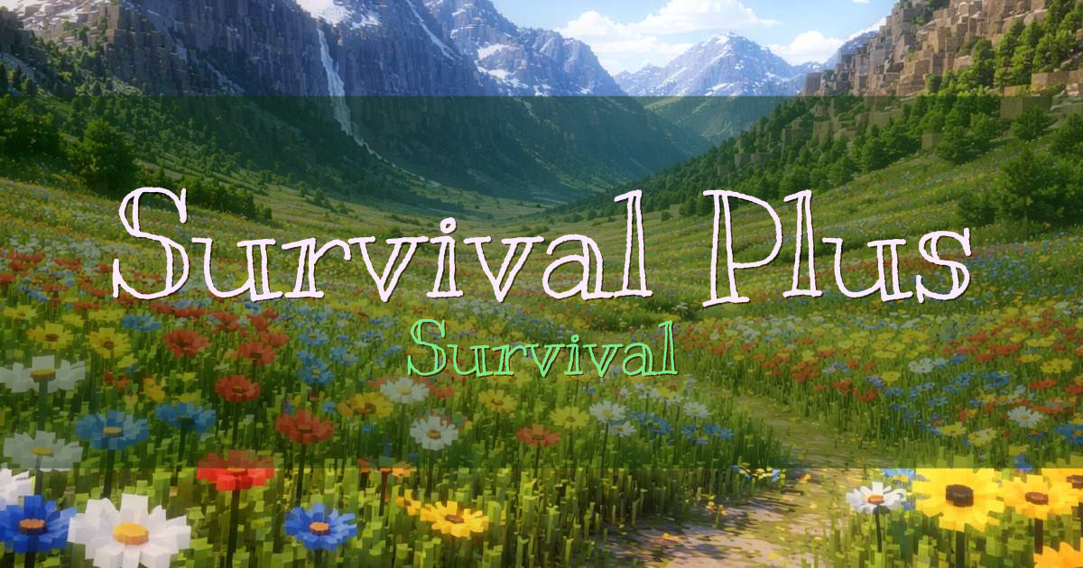 Survival Plus Survival Minecraft server