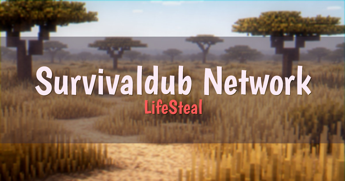 Survivaldub Network Survival Minecraft server