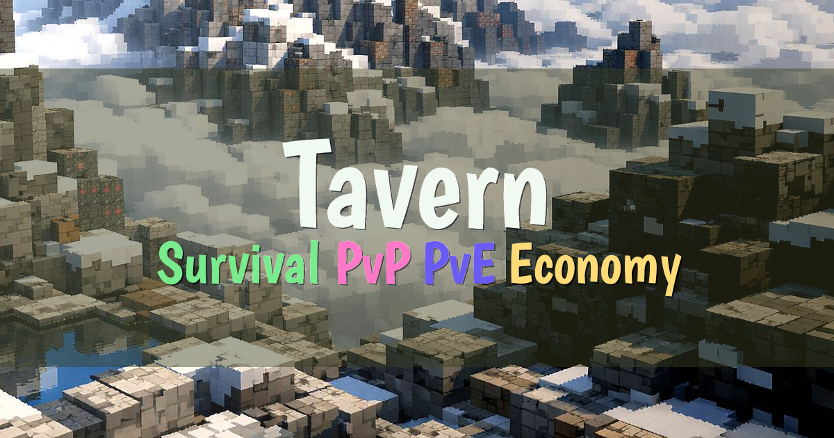 Banner for Tavern Survival with PvP PvE and MCMMO (tavernmc.net)
