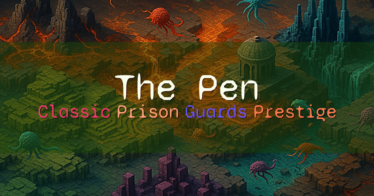 Banner for The Pen Classic Prison With Guards and Prestige (play.thepen-mc.net)