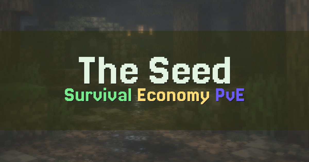 Banner for The Seed Simple Survival Economy (play.theseedmc.com)
