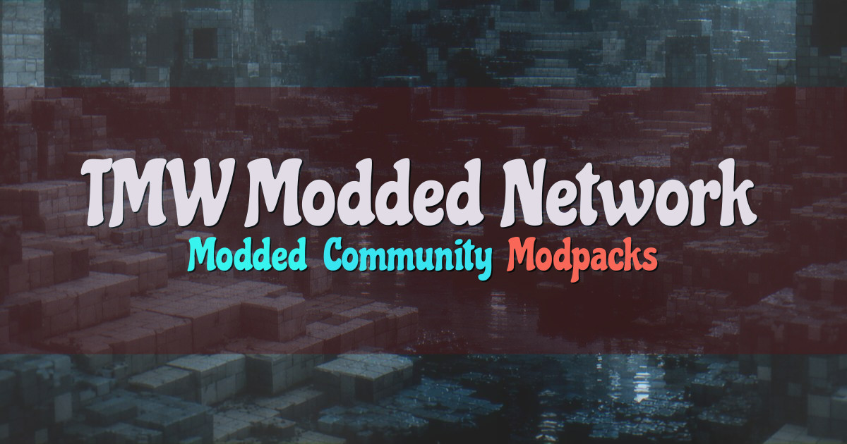 Banner for TMW Modded Network Modpack Server Network (atm10.tmw.gg)
