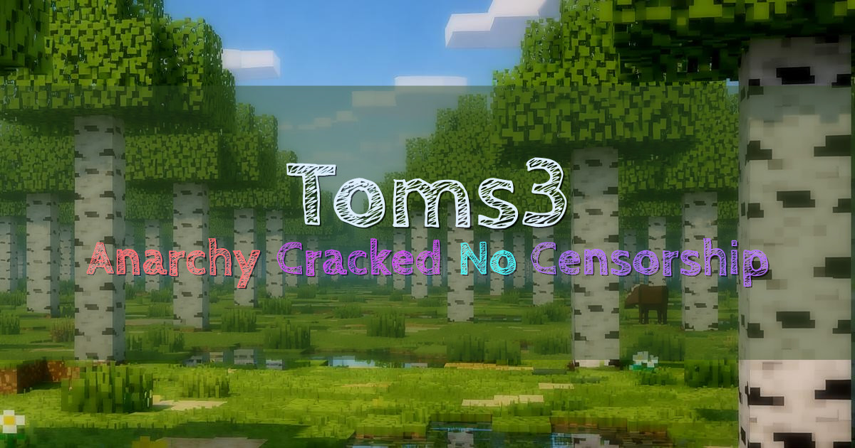 Banner for Toms3 No Censorship Cracked Anarchy (toms3.cc)