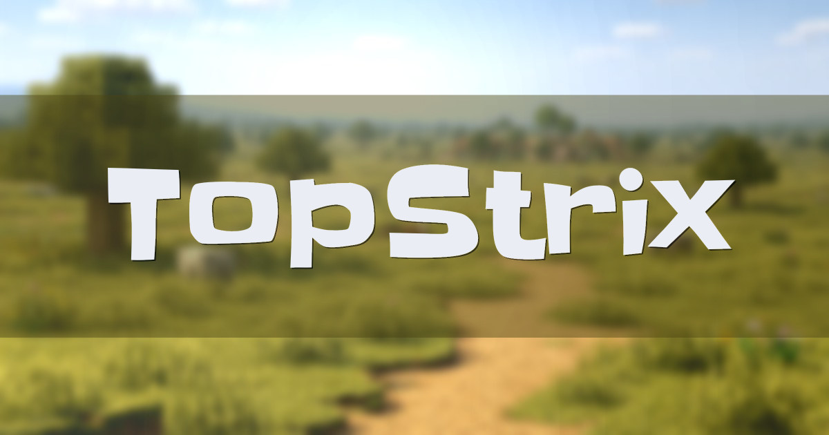 TopStrix Minigames Minecraft server