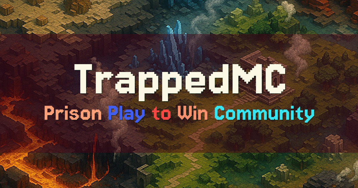 Banner for TrappedMC Classic Style Prison (warden.trappedmc.com)