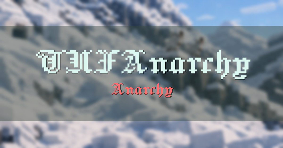 TUFAnarchy Anarchy Minecraft server