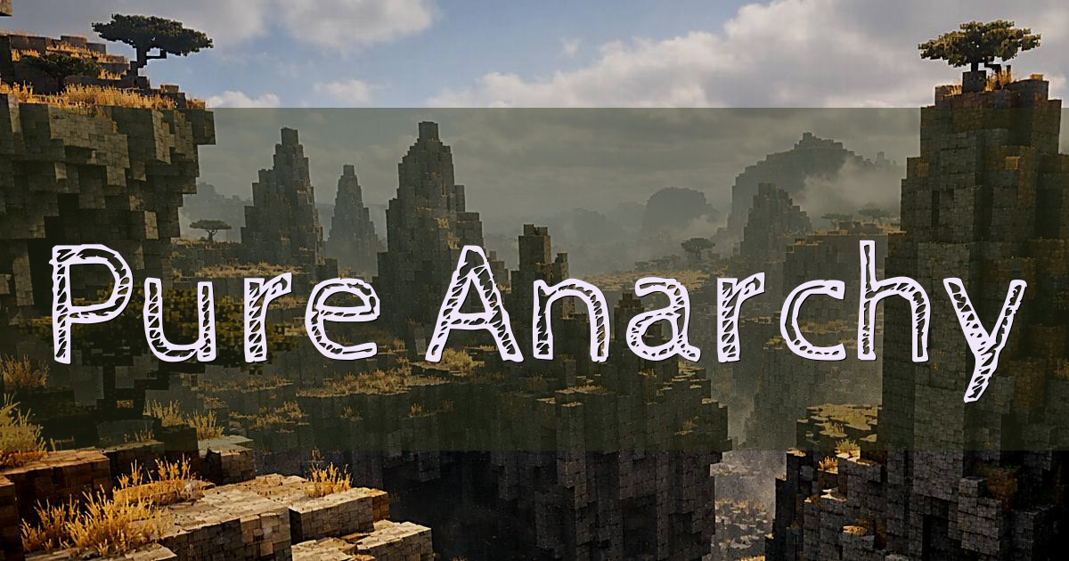 Banner for TUFAnarchy No Rules Anarchy Server (tufanarchy.net)