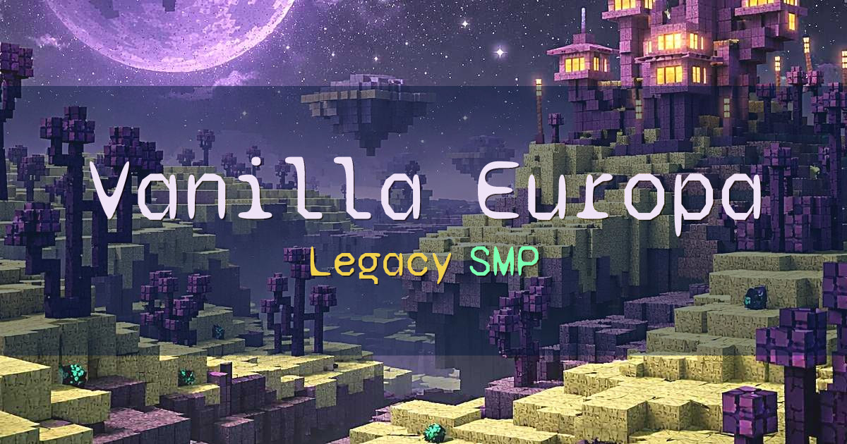 Vanilla Europa SMP Minecraft server