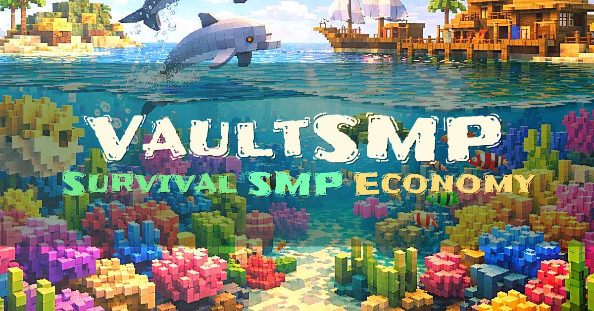Banner for VaultSMP Survival SMP With Custom Features