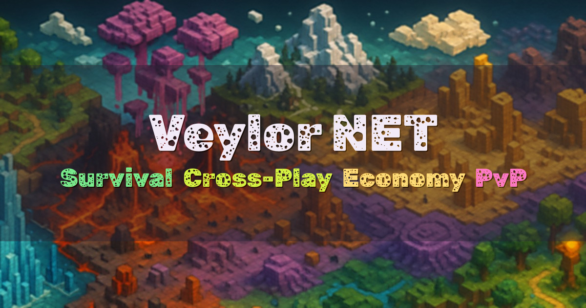 Banner for Veylor.NET Survival Cross Play mit Economy (veylor.net)